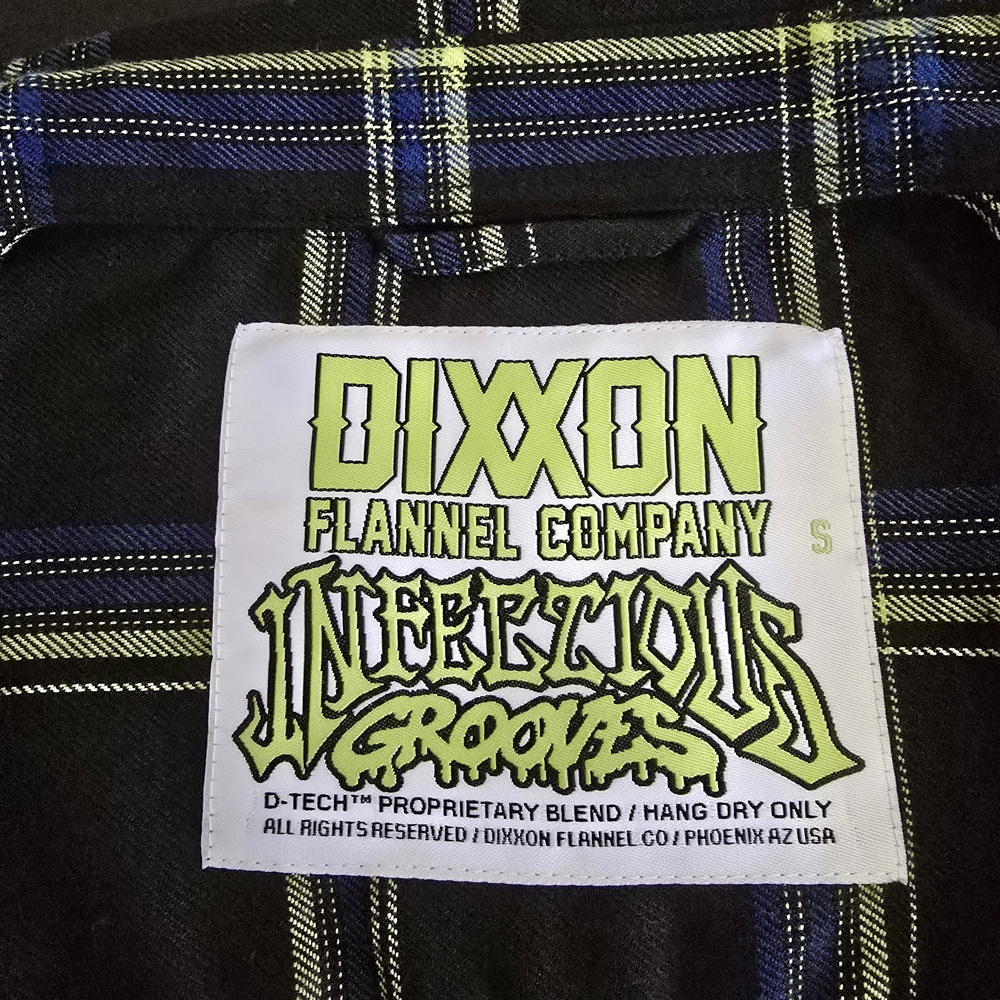 Dixon Flannel Shirt with Blue and Green Plaid - Picture 2 of 3